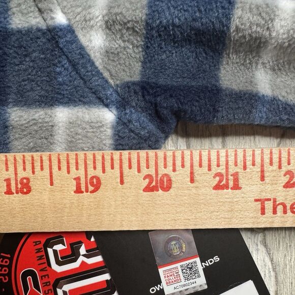 Colosseum Xavier Musketeers Logo Fleece Snap Jacket Men’s M Blue Shacket NWT - Picture 11 of 13